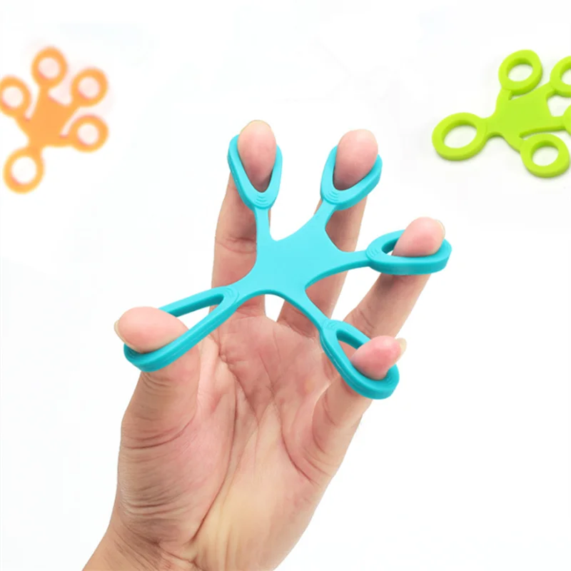 Finger Grip Silicone Ring Exerciser Anti-stress Resistance Band