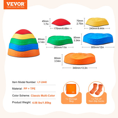 Sensory and Tactile Stepping Balance Stones