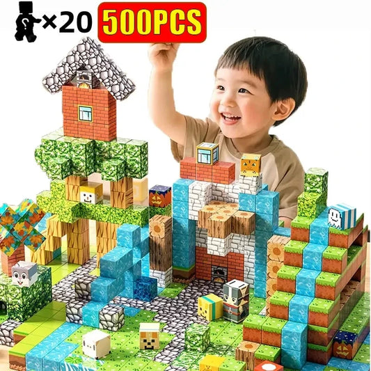 Magnetic Random Building Blocks (includes Dolls)
