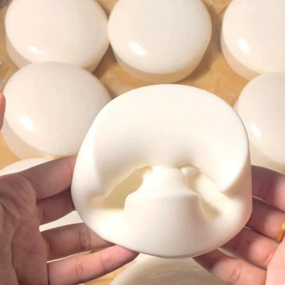 Blue mochi squishy stress ball packaging