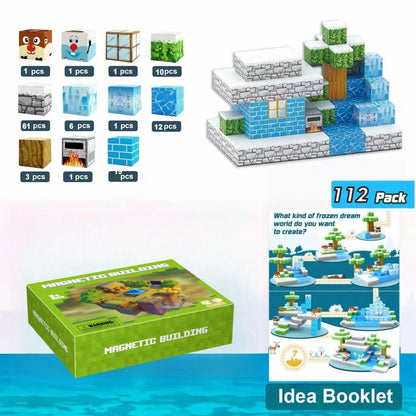 Ice World Magnetic Building Blocks | Frozen Theme Building Set