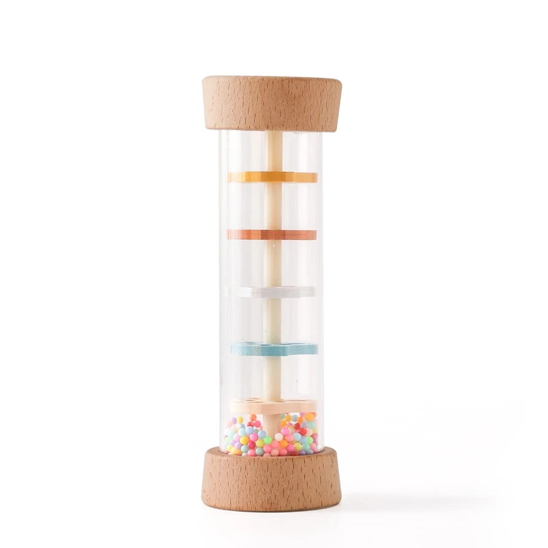 Wooden Rain Stick Baby Rattle