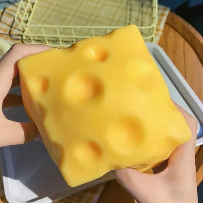 Giant cheese squishy toy, view 4