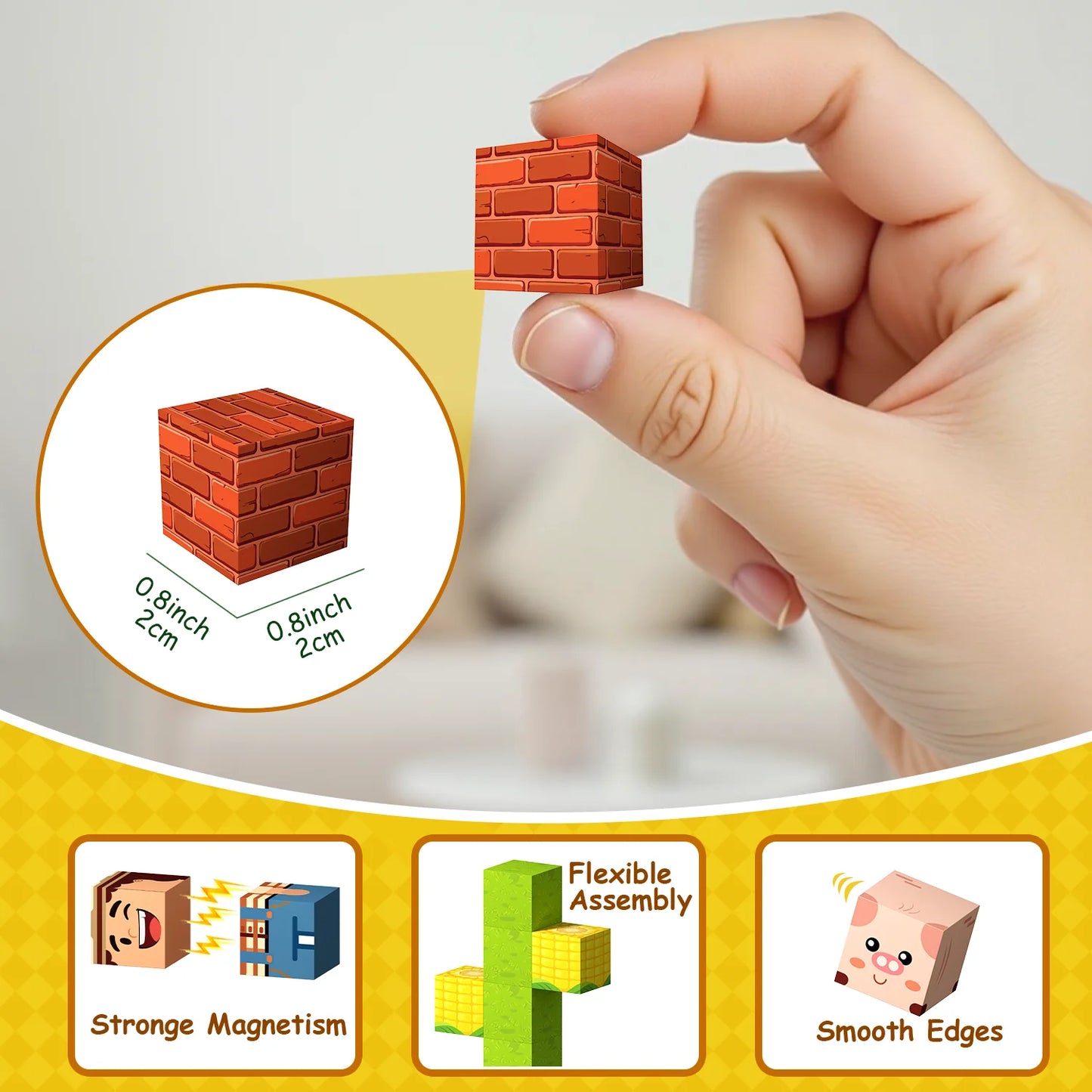Magnetic Random Building Blocks (includes Dolls)