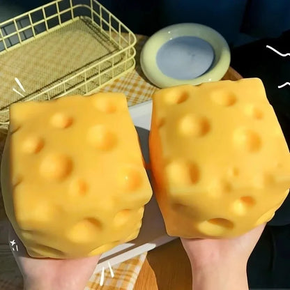 Giant cheese squishy toy, view 2