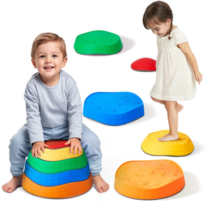 Sensory and Tactile Stepping Balance Stones