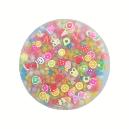 Fruit slice bead skin picking pad