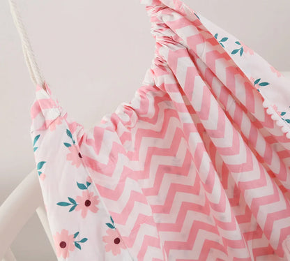 Pink Floral sensory swing hammock for kids