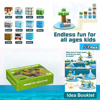Ice World Magnetic Building Blocks | Frozen Theme Building Set