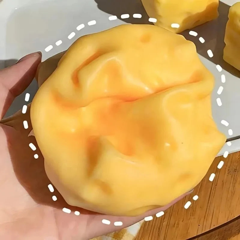 Giant cheese squishy toy, view 3