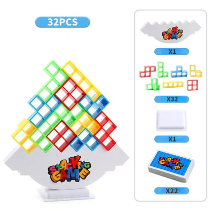 Active Playthings Balance Stacking Game with 32 colorful pieces for fun educational play