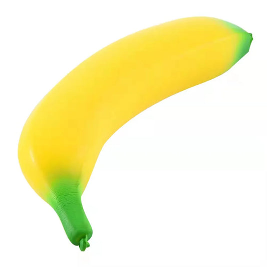 ActivePlaythings banana squishy toy for stress relief, designed for fun and calming sensations.
