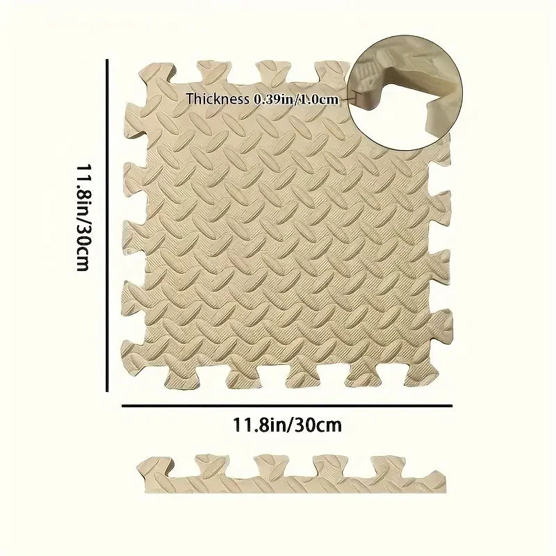 EVA Foam Patchwork Soft Play Mat - Interlocking Floor Tiles