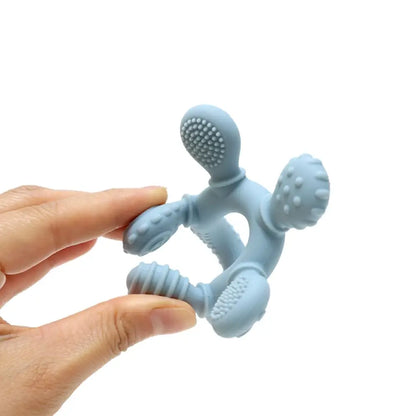 Blue Silicone Teething Ring