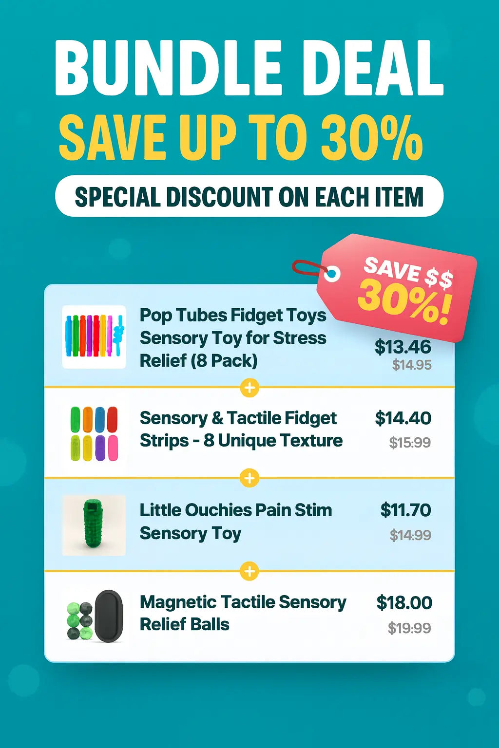 Stretchy Resistance Fidget Ropes