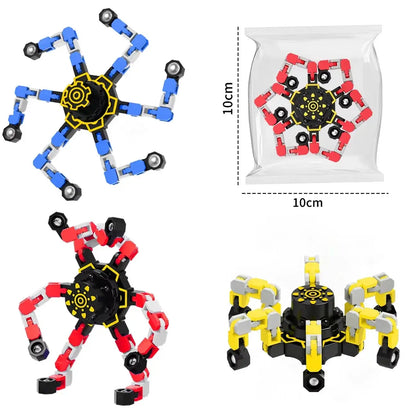 Deformed spinner fidget toy from Active Playthings in various colors for stress relief and focus