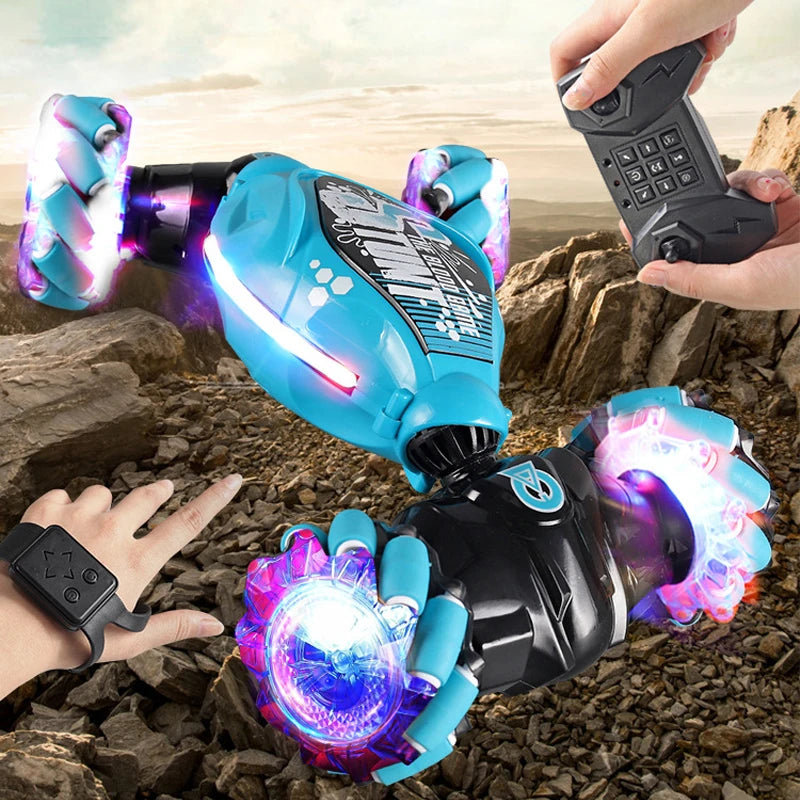 ActivePlaythings gesture sensing remote control car with colorful lights and responsive controls