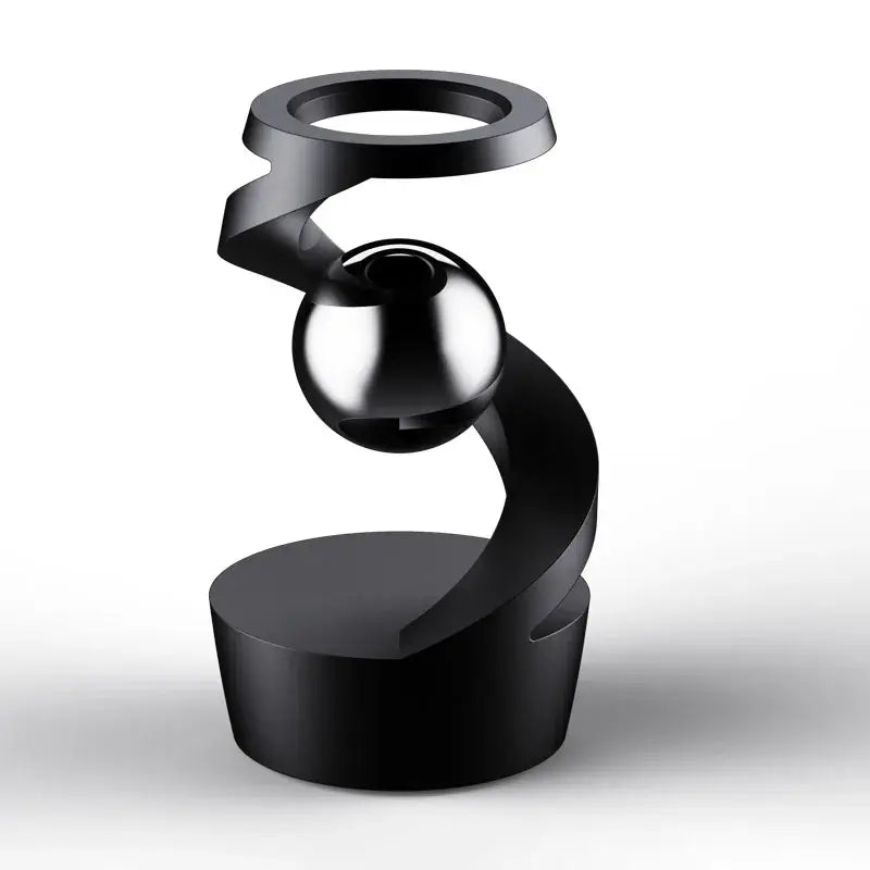 Active Playthings gravity fidget spinner with a sleek black design and a spinning ball for stress relief