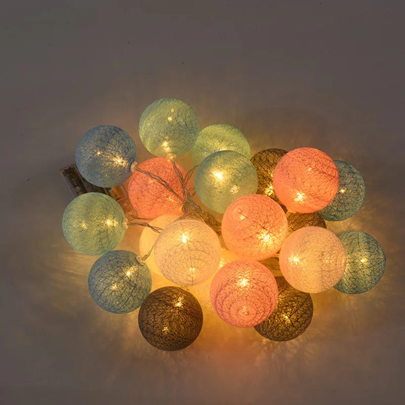 Colorful LED String Lights for Kids Folding Play Tent Decoration and Ambient Lighting