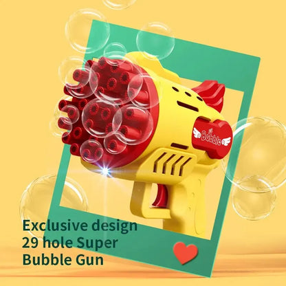 Active Playthings light-up bubble blaster with 29 holes for creating a fun bubble experience
