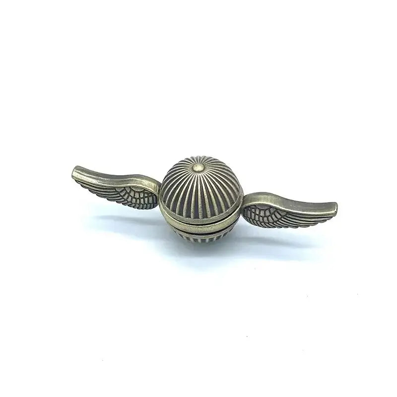 Magical fidget spinner toy with vintage design and winged features for stress relief