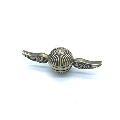 Magical fidget spinner toy with vintage design and winged features for stress relief
