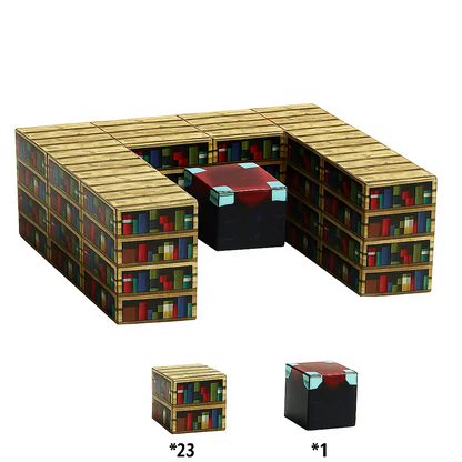 [Library] MagnaBlock Magnetic Building Blocks Set w/ Gift Box (25 pieces)