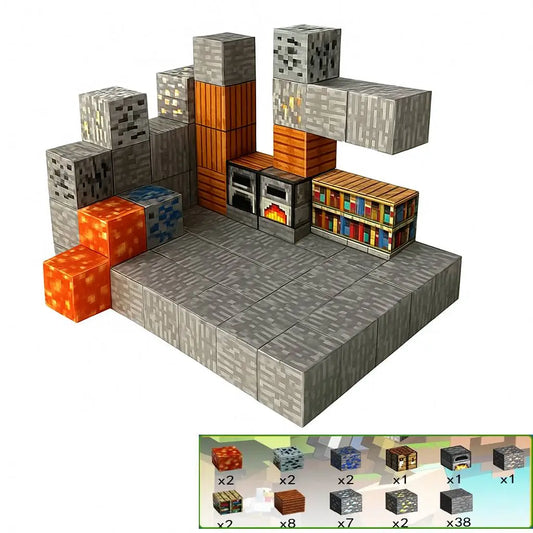 [Home Chef] MagnaBlock Magnetic Building Blocks Set  w/ Gift Box (66 pieces)