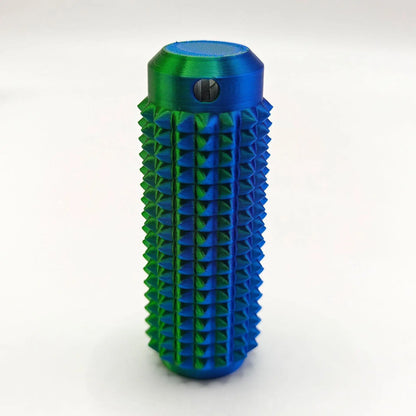 Active Playthings mini grippie sensory toy in vibrant blue and green with textured grip for tactile stimulation