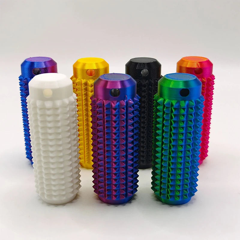 Colorful mini grippie sensory toy set with textured surfaces for tactile stimulation and sensory play