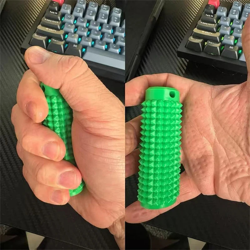 Active Playthings mini grippie sensory toy in green for tactile stimulation and stress relief