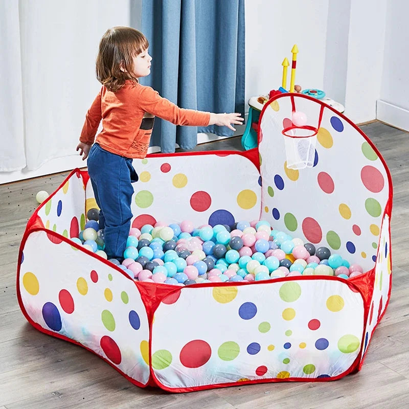 ActivePlaythings portable ball pit for toddlers with colorful balls and a fun design for playtime