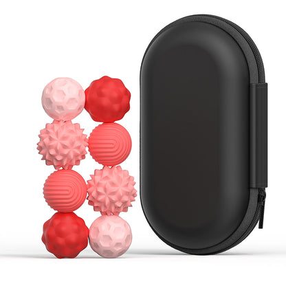 Active Playthings tactile stress relief toys in a variety of textures with a sleek carrying case