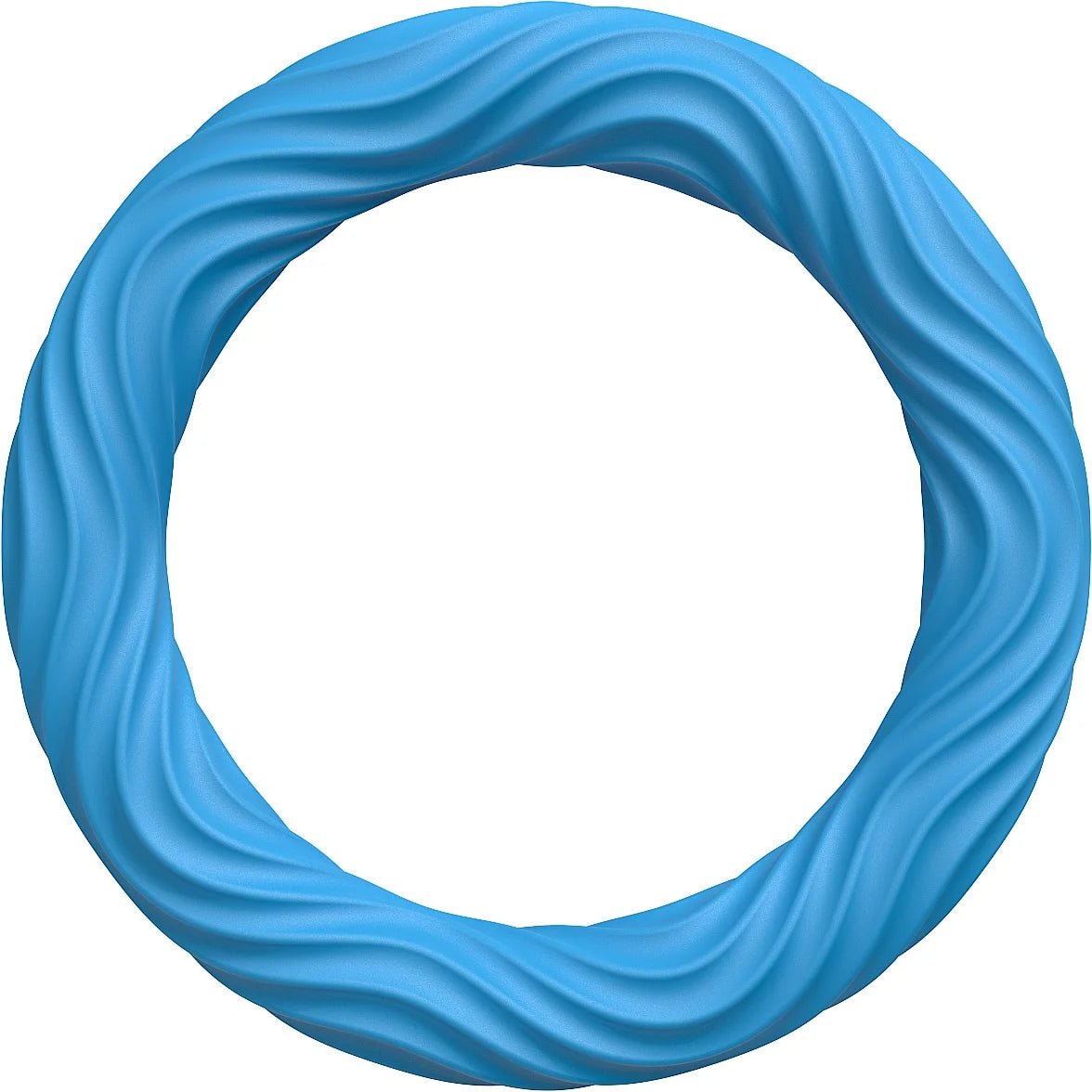 Blue textured sensory bracelet for anxiety designed by Active Playthings for stress relief