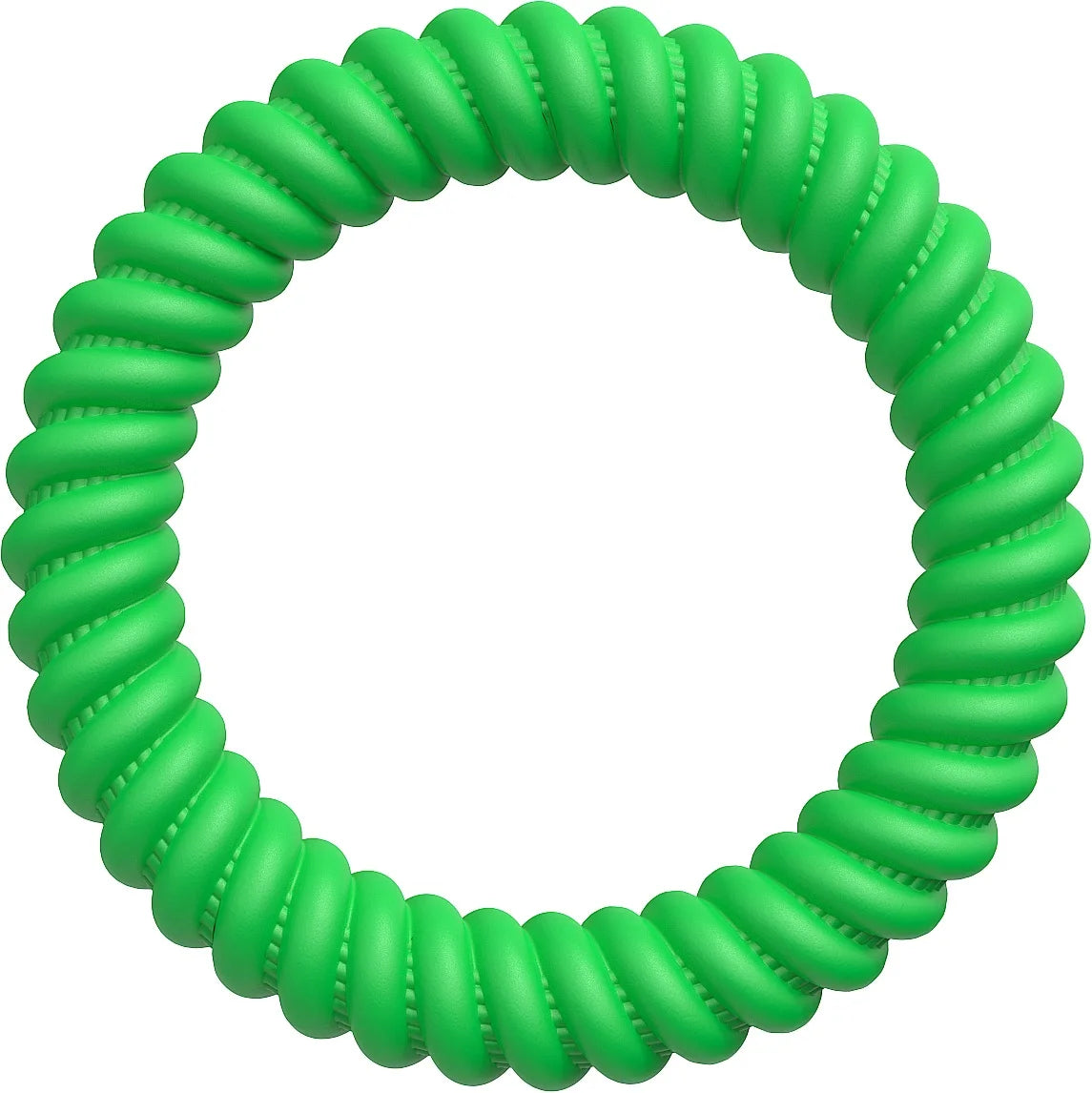 Green spiral sensory bracelet for anxiety by Active Playthings designed for calming and stress relief