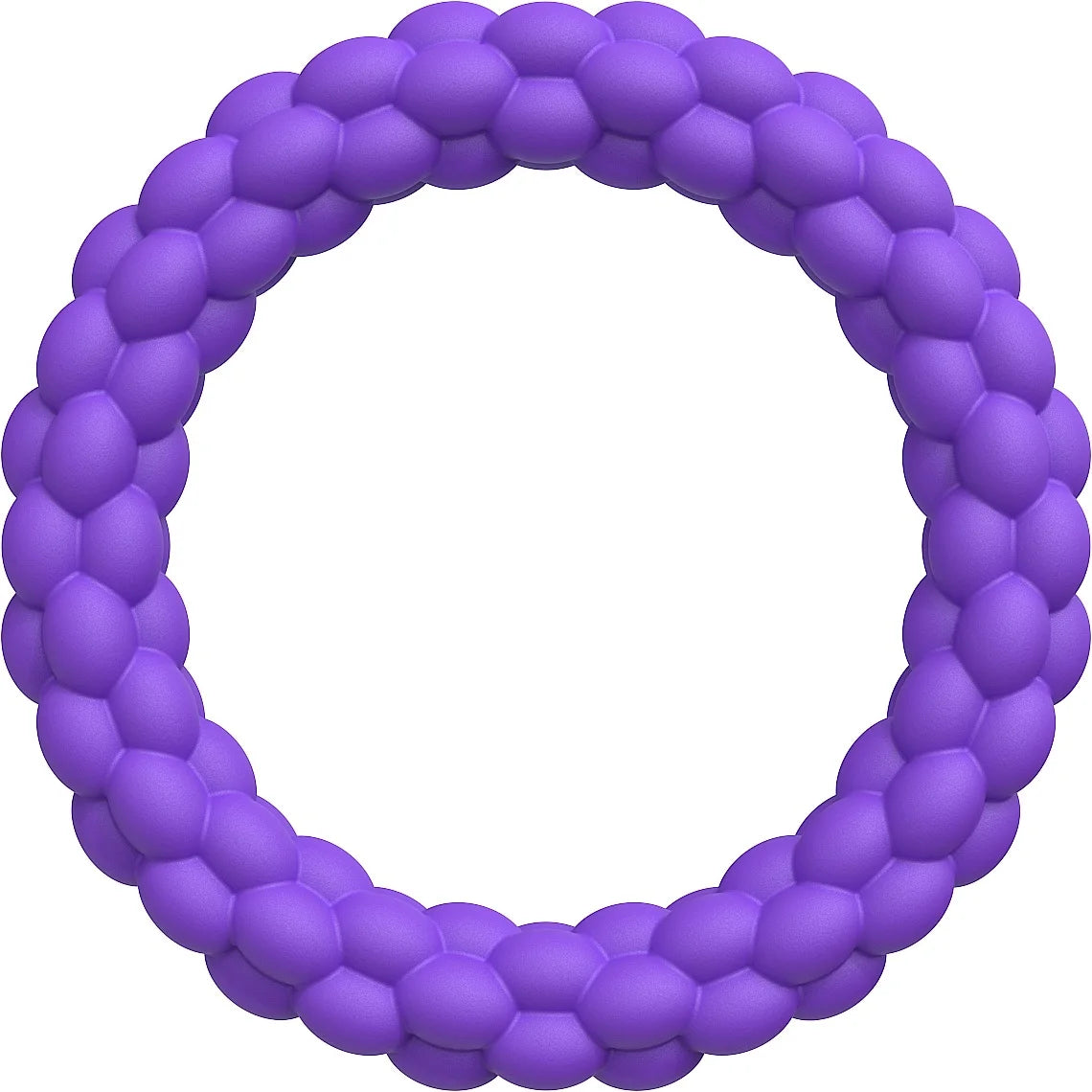 Purple sensory bracelet for anxiety made of soft textured beads by Active Playthings