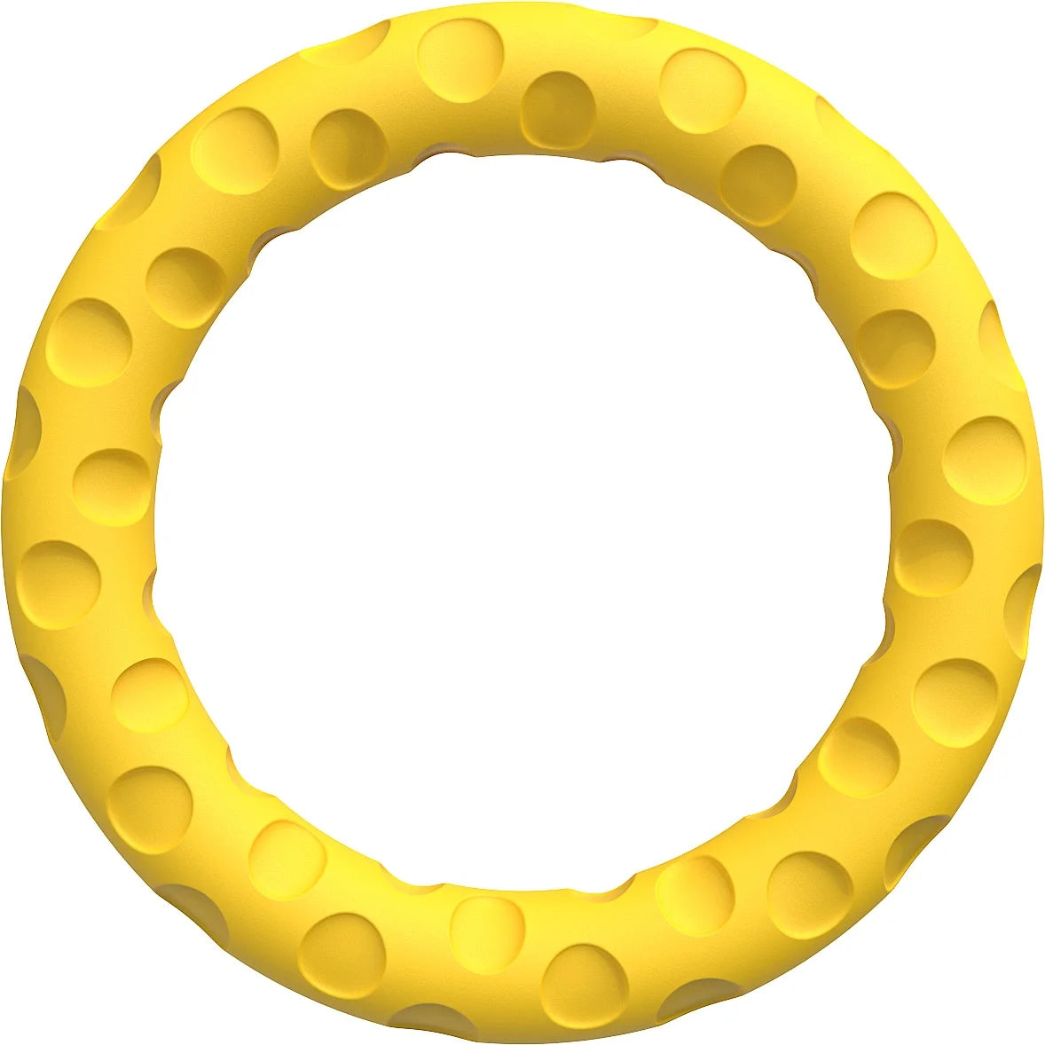 Yellow sensory bracelet for anxiety with textured surface by Active Playthings