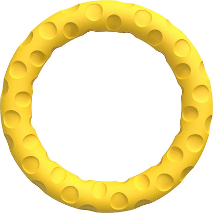 Yellow sensory bracelet for anxiety with textured surface by Active Playthings