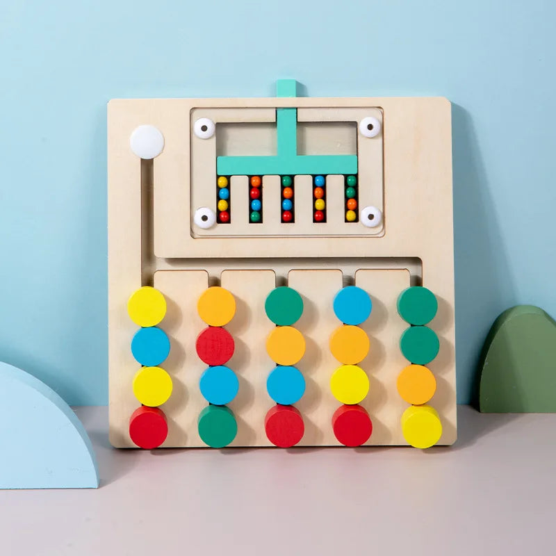 ActivePlaythings wooden color matching puzzle designed for early learning and skill development