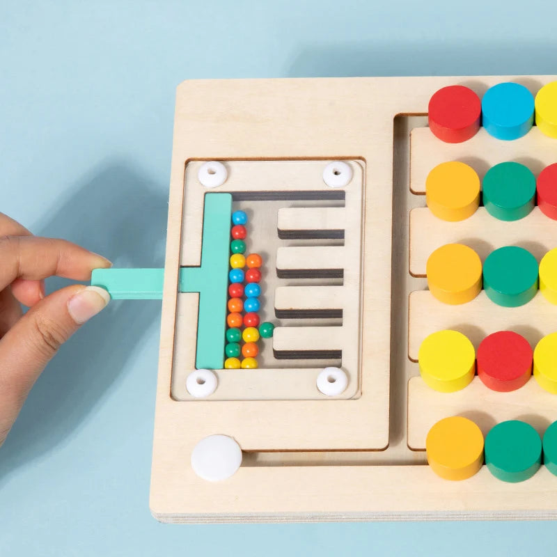 ActivePlaythings wooden color matching puzzle engaging children in learning and development